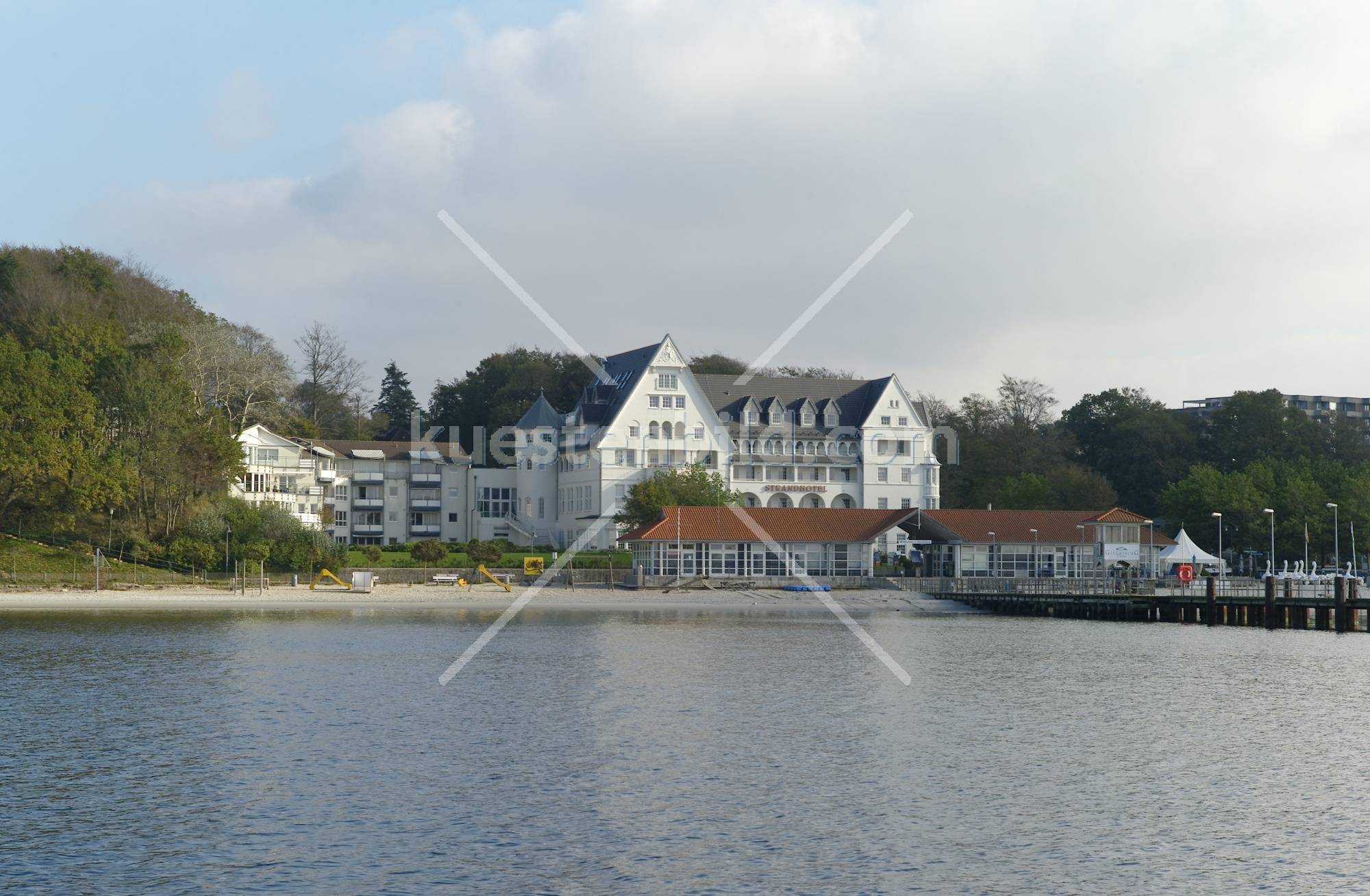 Fähranleger Glücksburg mit Seehotel