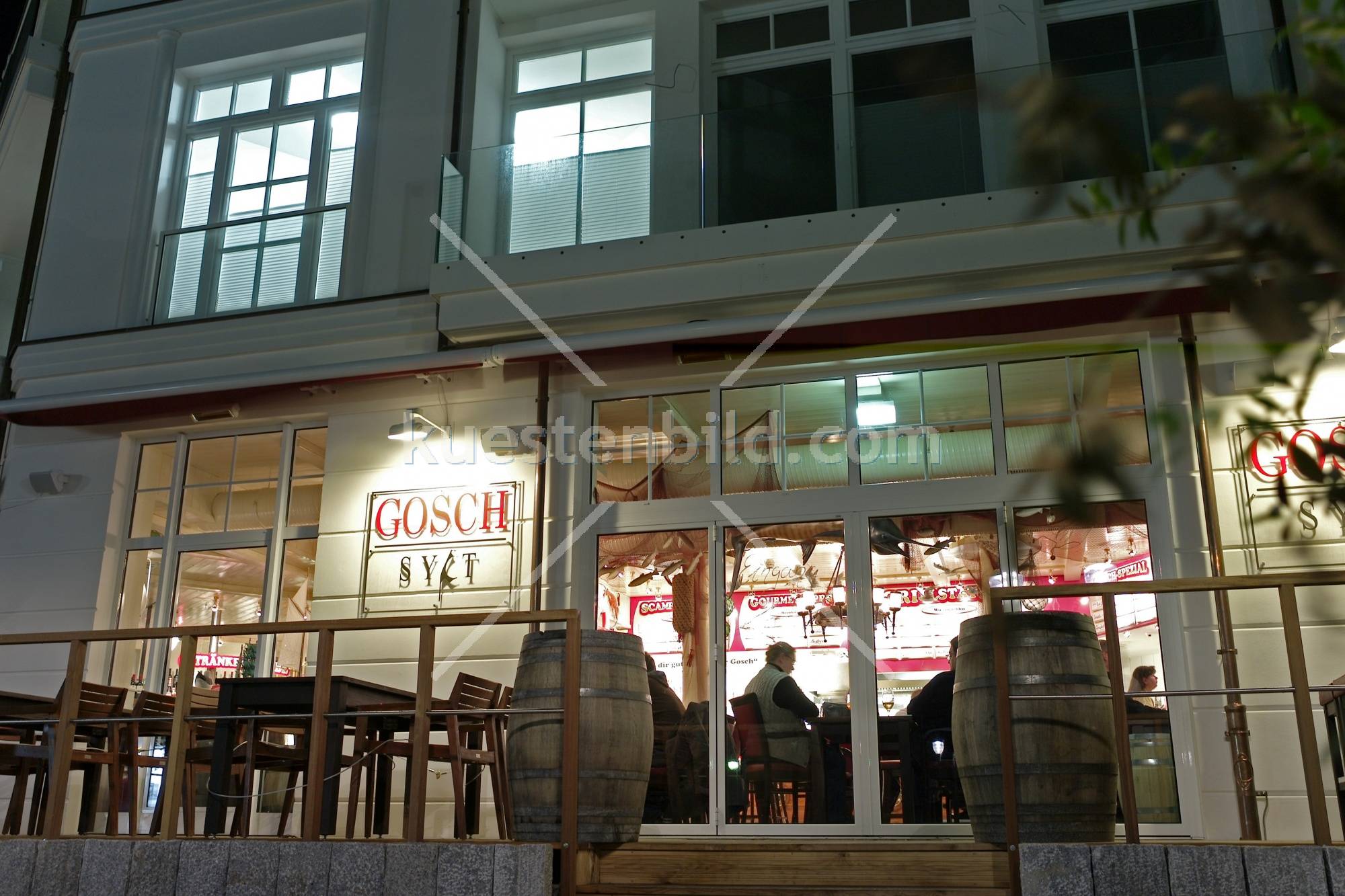 Binz Gastronomie am Abend
