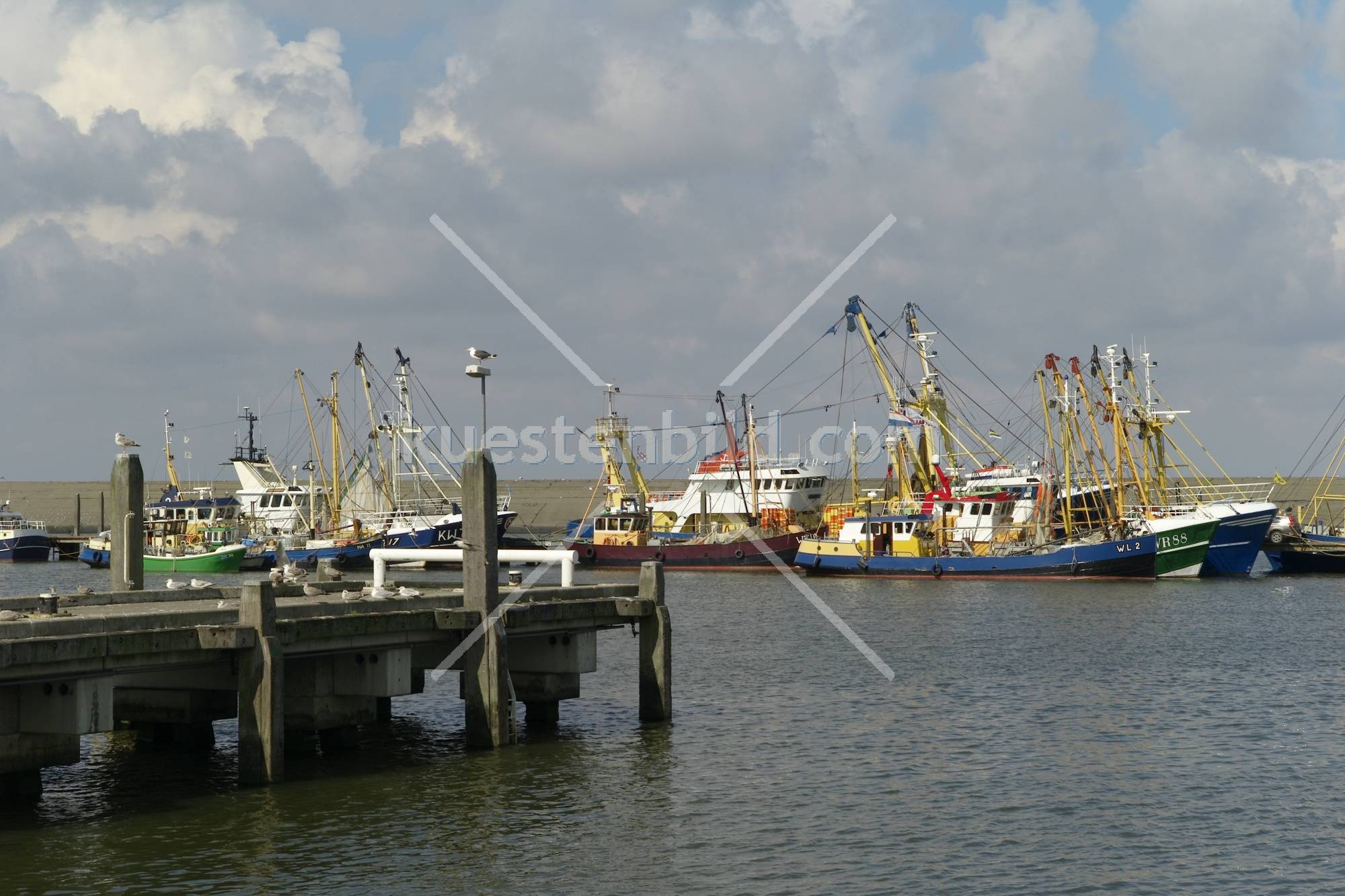 Fischereihafen, Trawler am Kai