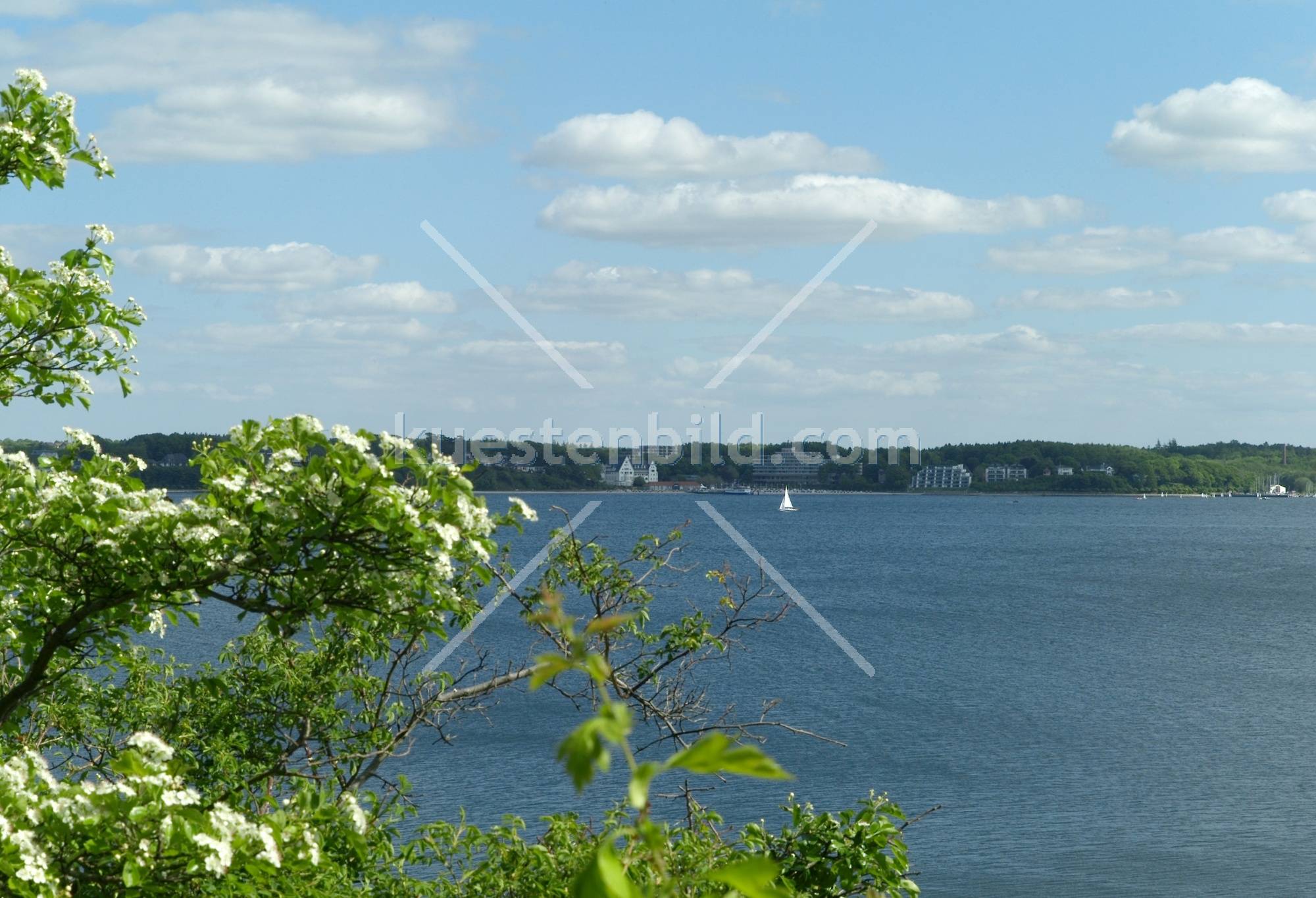 Glücksburg von der Ochseninsel gesehen