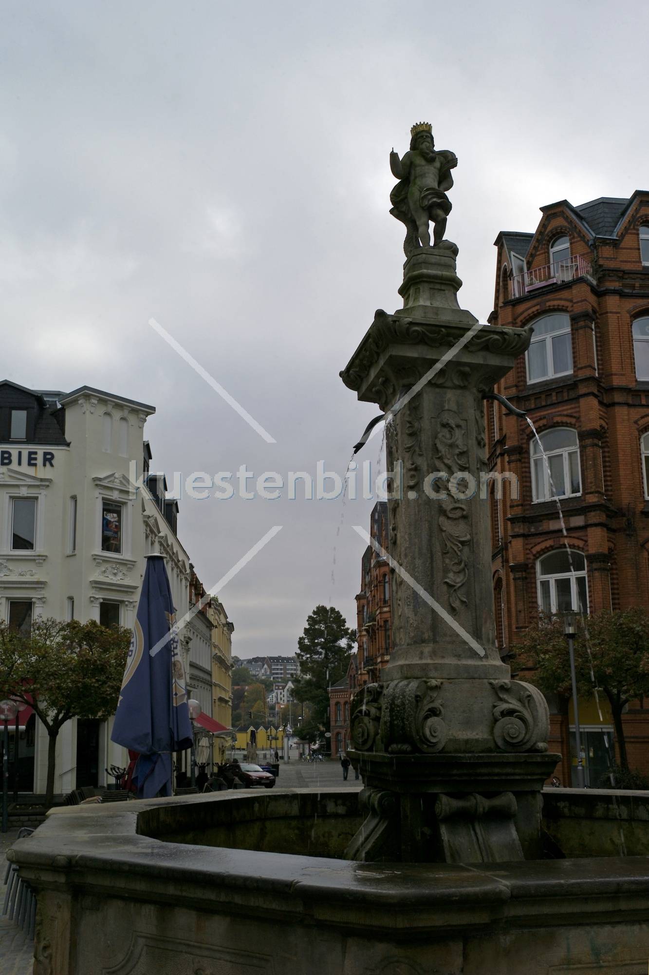 Brunnen in Flensburger City