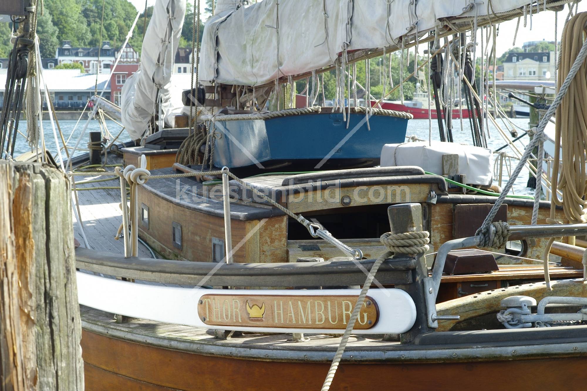 Historische Holzyacht