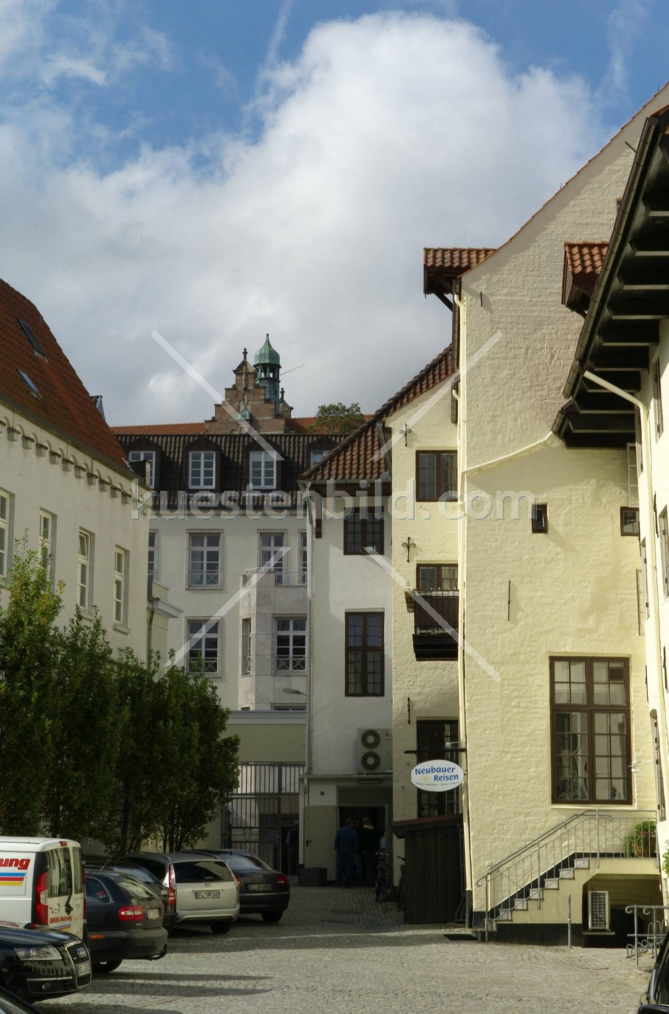 Flensburg Innenhof in der Altstadt
