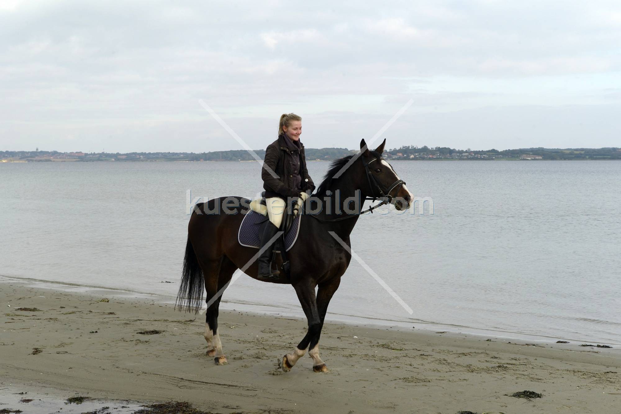 Ausritt am Strand