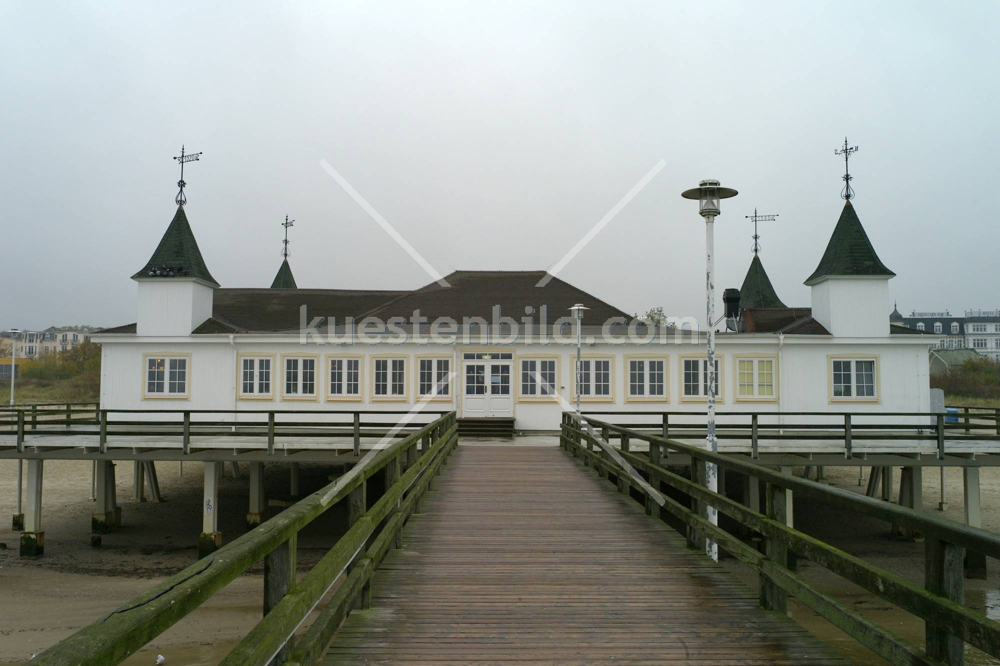 Blick auf Ahlbecker Seebrücke