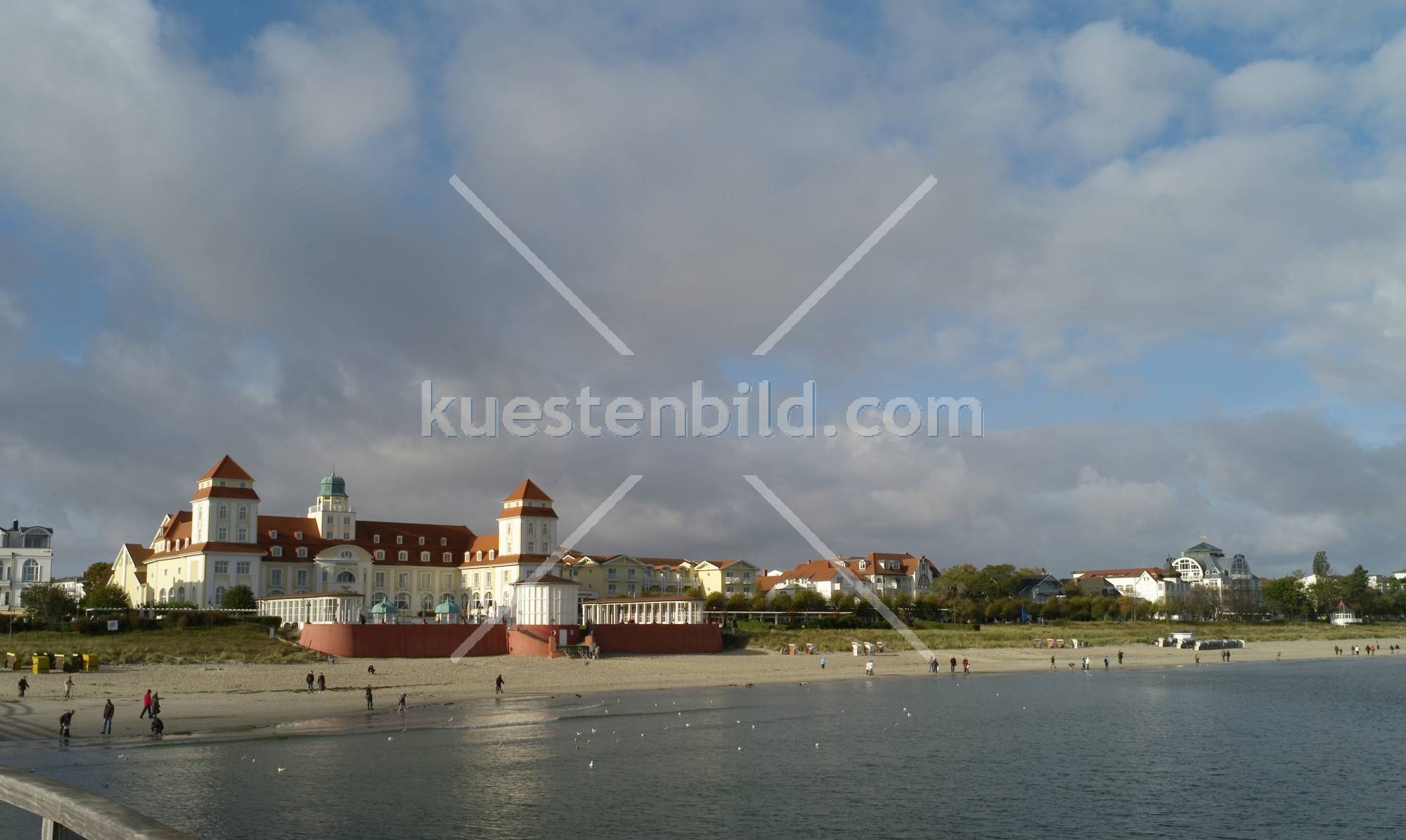 Binz, Strand mit Kurhaus