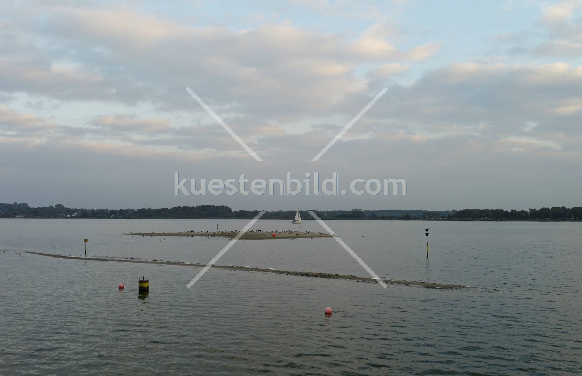 Blick auf die Schlei vom Stadthafen Schleswig