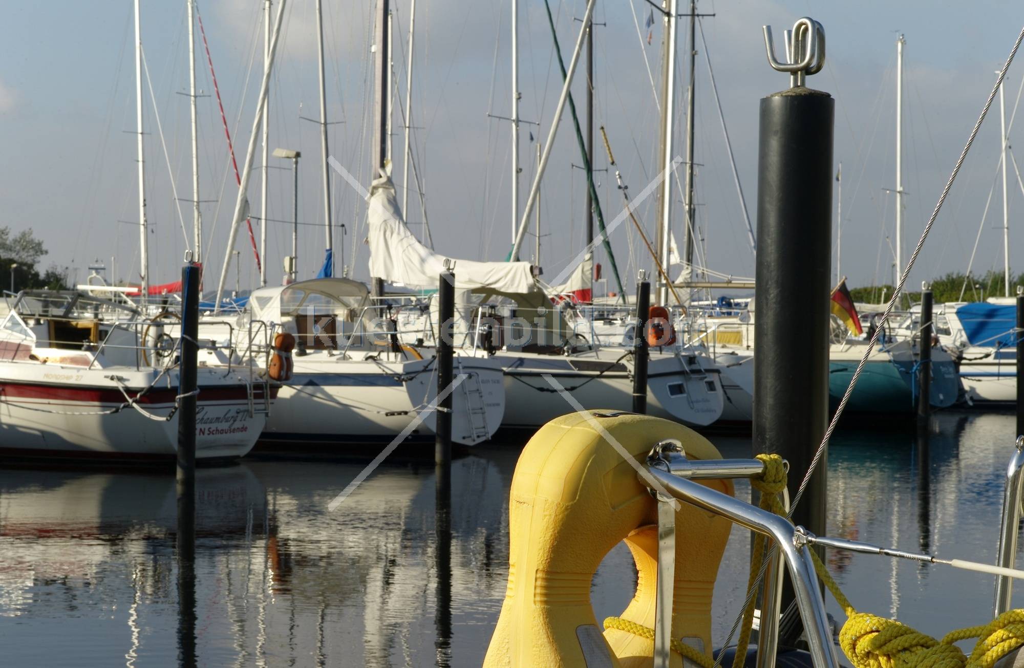 Holnis, Im Hafen