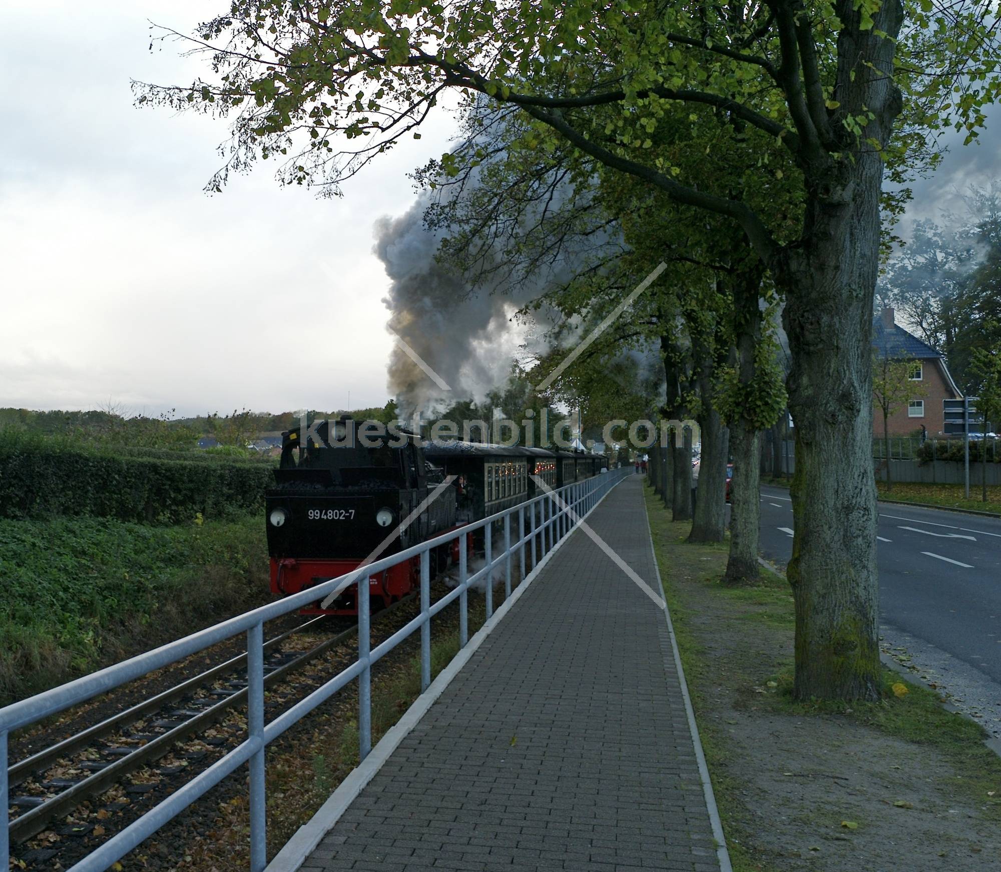 Dampflok in Binz auf Rügen