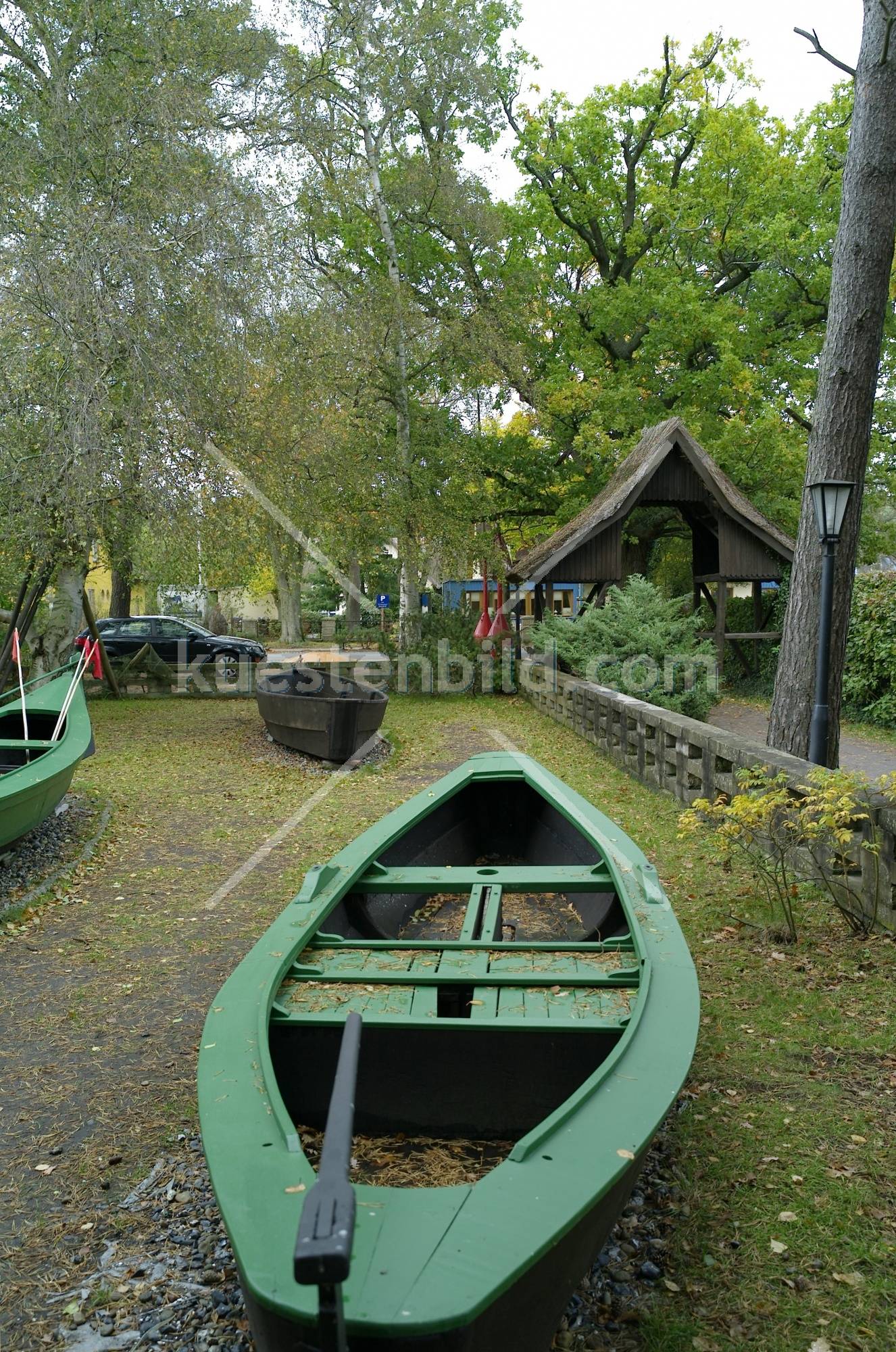 Fischerkähne am Darßmuseum Prerow