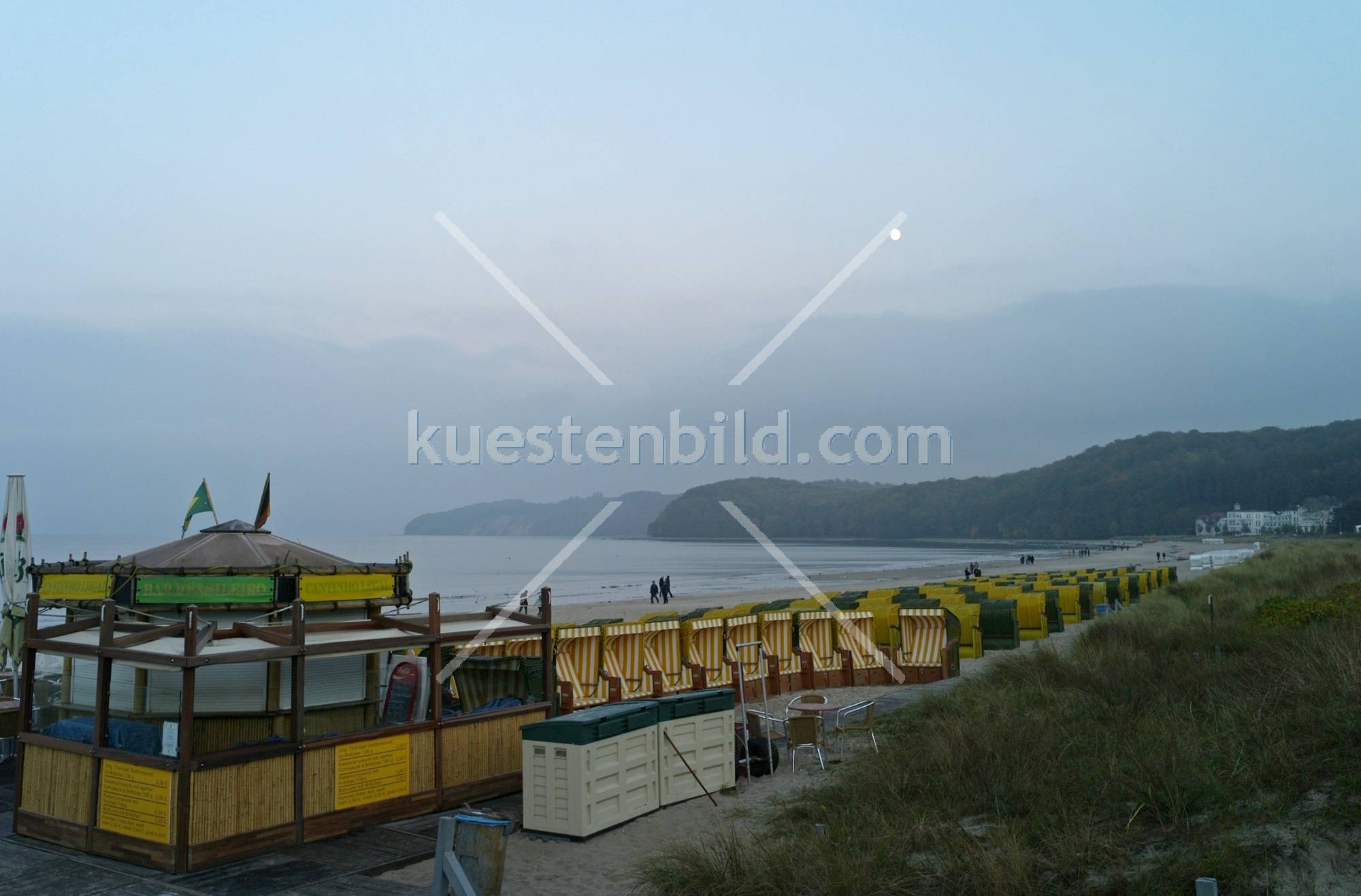 Binz, Abendstimmung am Strand