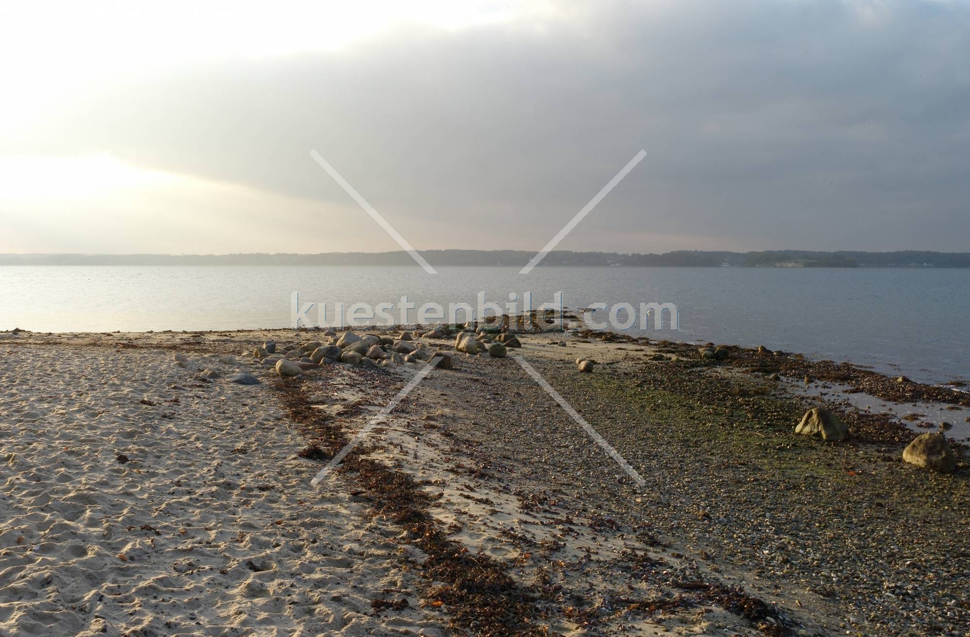 Frde, Strand im Abendlicht