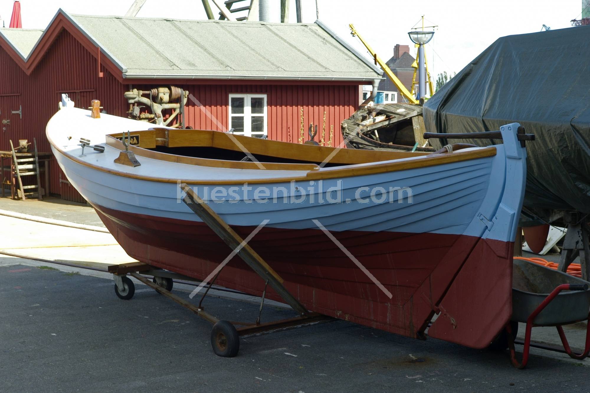 Holzboot in Museumswerft