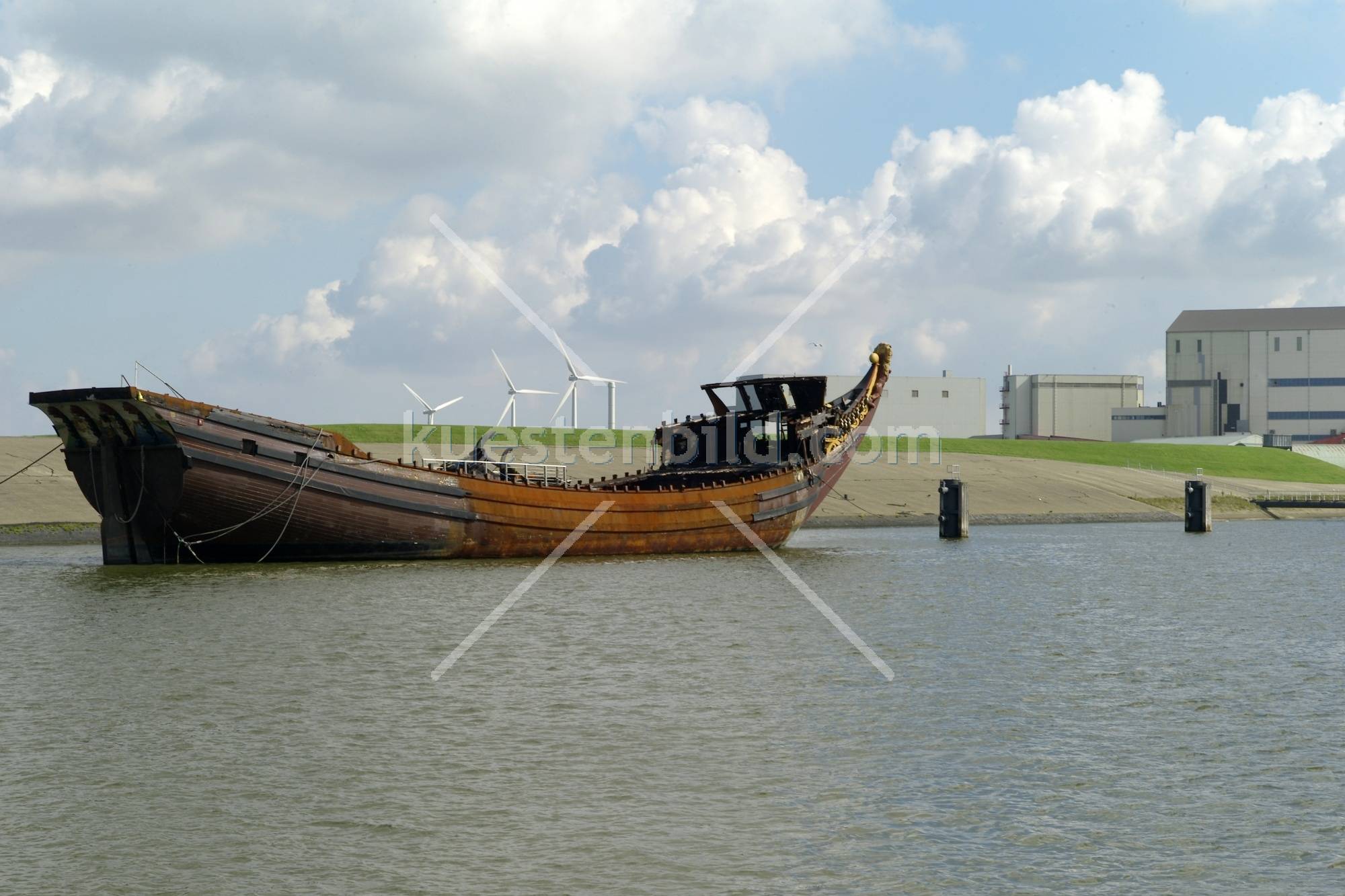 Historischer Schiffsrumpf
