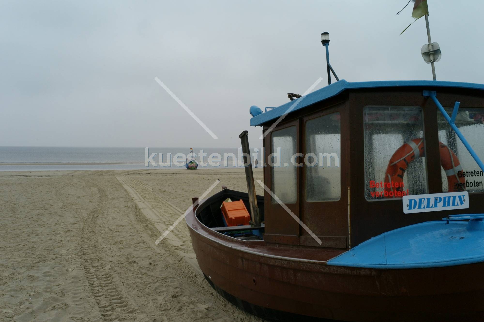 Fischerboot am Usedomer Strand