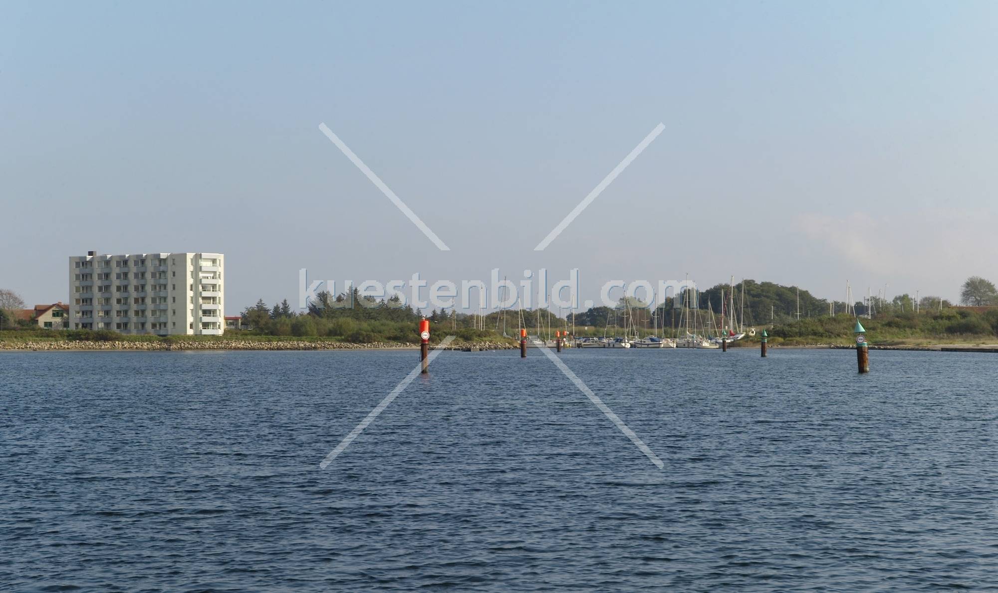 Holnis, Hafeneinfahrt Schausende
