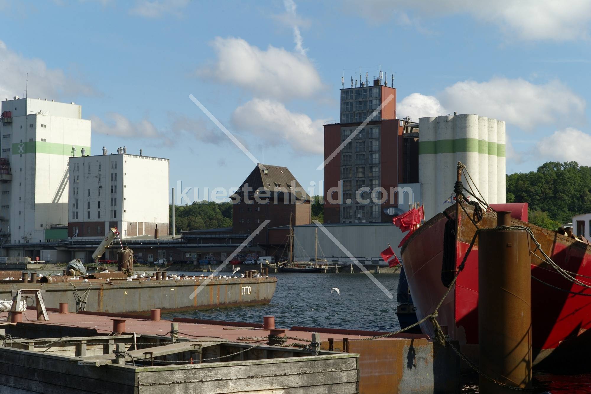 Blick auf Fördespeicher