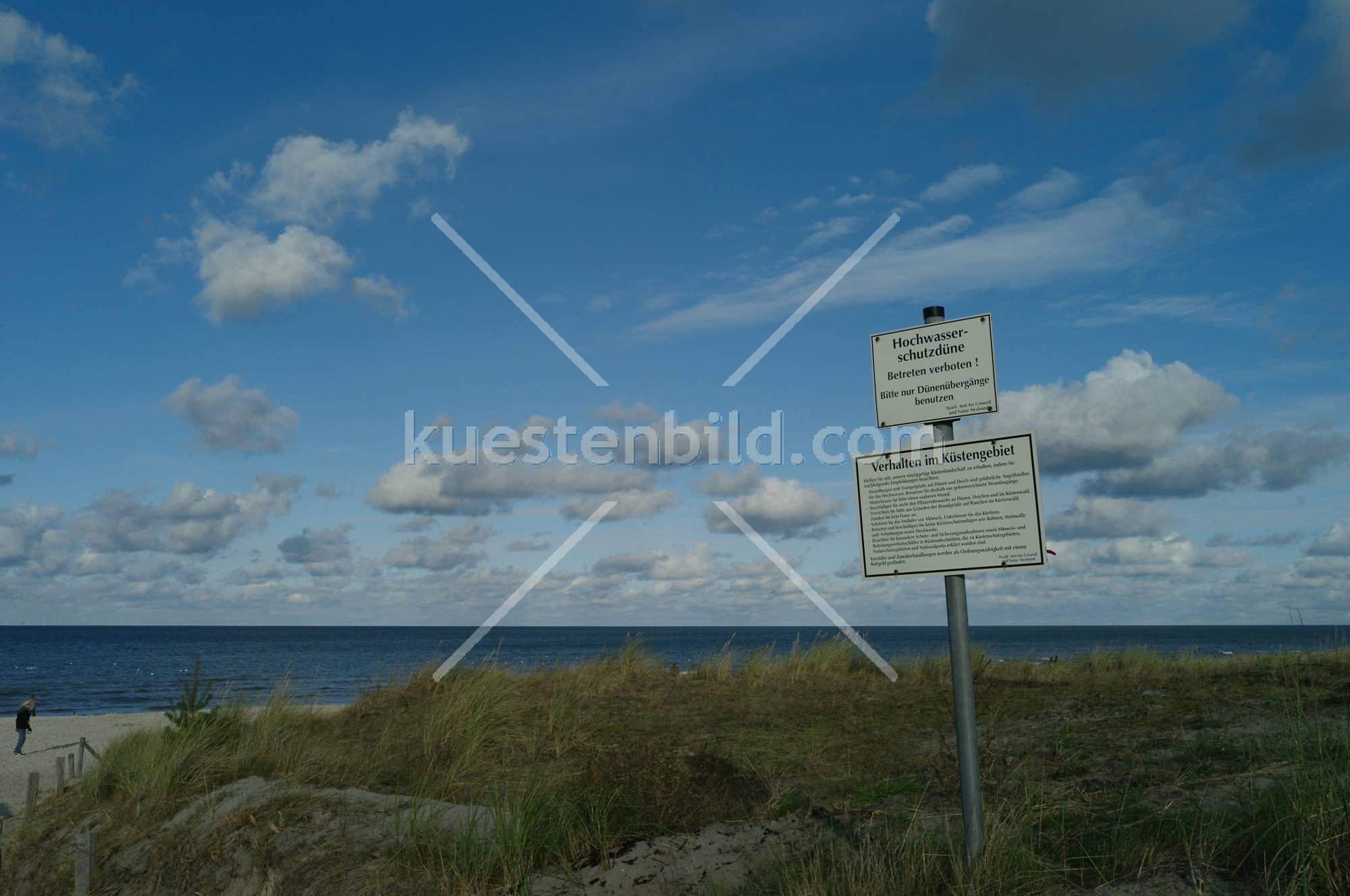 Strandbergang auf dem Dar