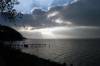 flensburger frde, bootssteg , gegenlicht, abendlicht, ostsee, stimmungsvoll, 