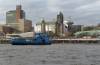hamburg, hafen, skyline, fhre, elbufer, landungsbrcken, 
