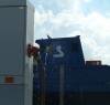 hafen, hydrant, schlauch, undicht, wassertropfen, schiff, 