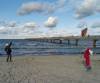 freude, spa, seebrcke, drachen, kinder, ostsee, prerow, 