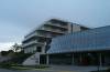 eingang, ahrenshoop, dar, kurhaus, abend, 