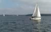 segelboot, compac, dnische flagge, flensburger frde, 