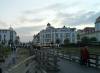 seebrcke, abend, binz, paar, blick auf binz, 