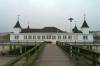 herbststimmung, restaurant auf seebrcke, holzhaus, holzsteg, seebrcke ahlbeck, 