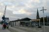 schleswig, hafen, dom, kran, gastronomie, abend, 