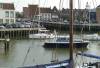 skipper, urlaub, bootsverkehr, holland, schleuse, warten, yachten, 