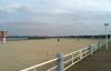 rettungswachturm, abendstimmung, strand travemnde, promenade, 