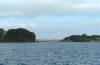 ochseninseln, anfahrt mit dem boot, frde, ufer , anleger, 