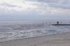 cuxhaven, watt, abendstimmung, menschen, ebbe, meer, 