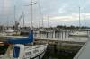 schleswig, hafen, boote, liegepltze, segelyachten, abend, 