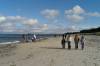 ostsee, spaziergnger, sandstrand, dar, herbst, menschen, freizeit, 