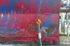 detail, farbstark, stahl, bunt, fischerei, hafen, spannend, 