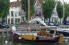 schn, seitenschwerter, hafen, traditionsschiff, plattboden, holland, 