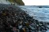 extreme perspektive, ostsee, kreidekste, rgen, kiesstrand, menschengruppe, 