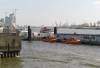 anleger, lotsenschiffe, hafen, hamburg, skyline, krne, 