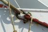 eisen, rostig, tau, schkel, fischereihafen, detail, 