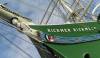 segelschiff, historisch, rickmer rickmers, bug, galionsfigur, 