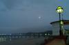mond, binz, ostsee, rgen, laternen, seebrcke, beleuchtet, stimmungsvoll, 
