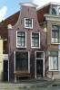 holland, typisch, hausgiebel, sprossenfenster, bank , 