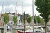 niederlande, hafen tourismus, wegweiser, boote, yachten, huser, 