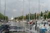 harlingen, hafen, sportboote, leuchtturm, friesland, sommer, 
