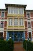 bderarchitektur, ahlbeck, schnes gebude, verziert, bunte villa, 