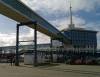 fhrhafen, sanitz, verglast, fugngerbrcke, terminal, hafen, 
