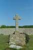 atlantik, bretagne, pointe du chateau, steinkreuz, natursteinmauer, 